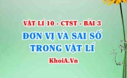 Sai số ngẫu nhiên, sai số tuyệt đối, sai số tương đối là gì? Cách biểu diễn và xác định sai số - Vật lí 10 bài 3